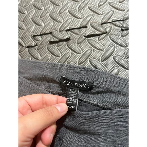 Eileen Fisher Womens Viscose Nylon Spandex Gray Pants Stretchy Size XS - Picture 2 of 7